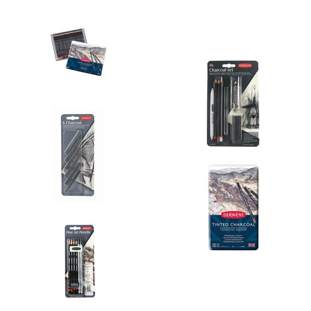 Derwent Charcoal Pencils Sets