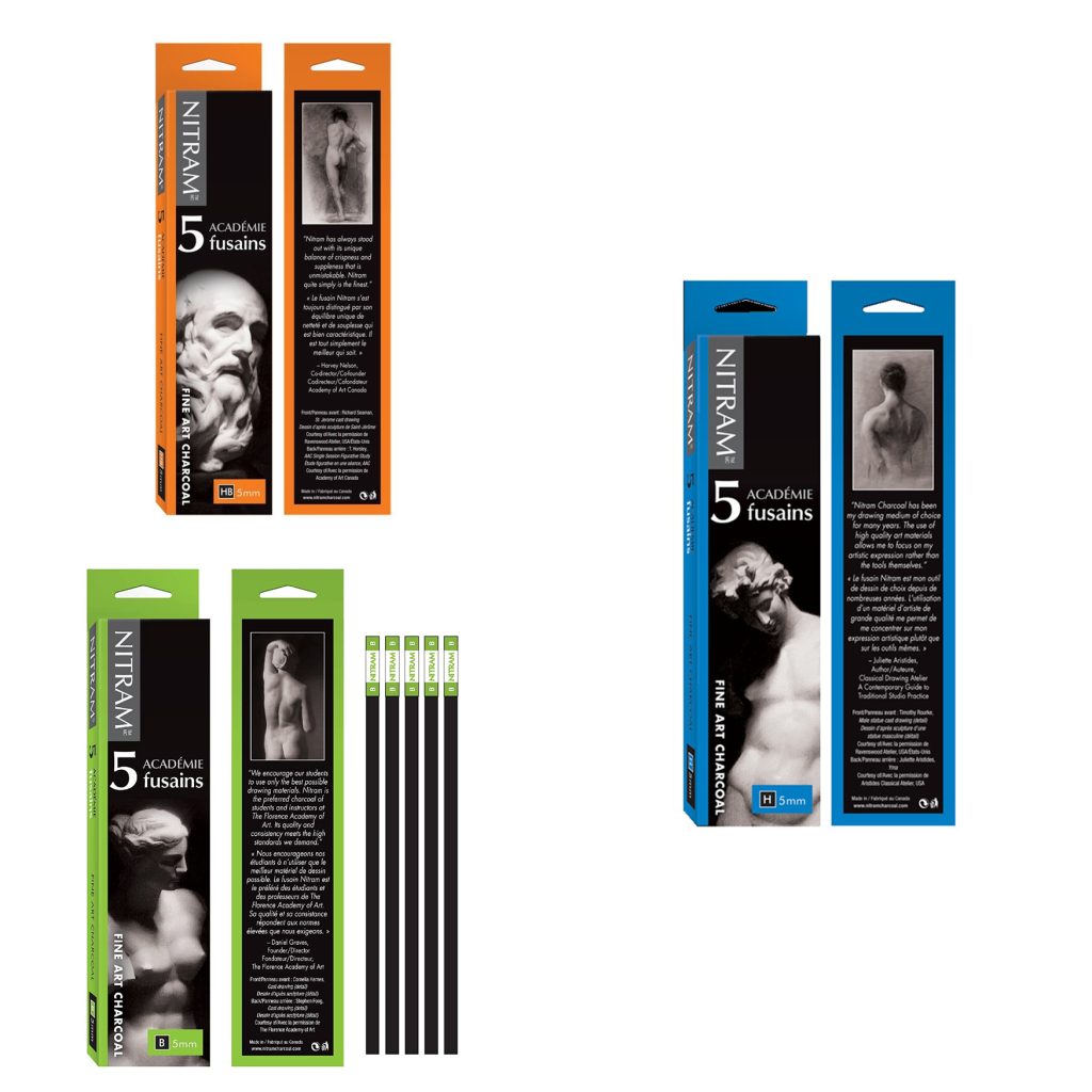 Nitram Fine Art Charcoal Pencils
