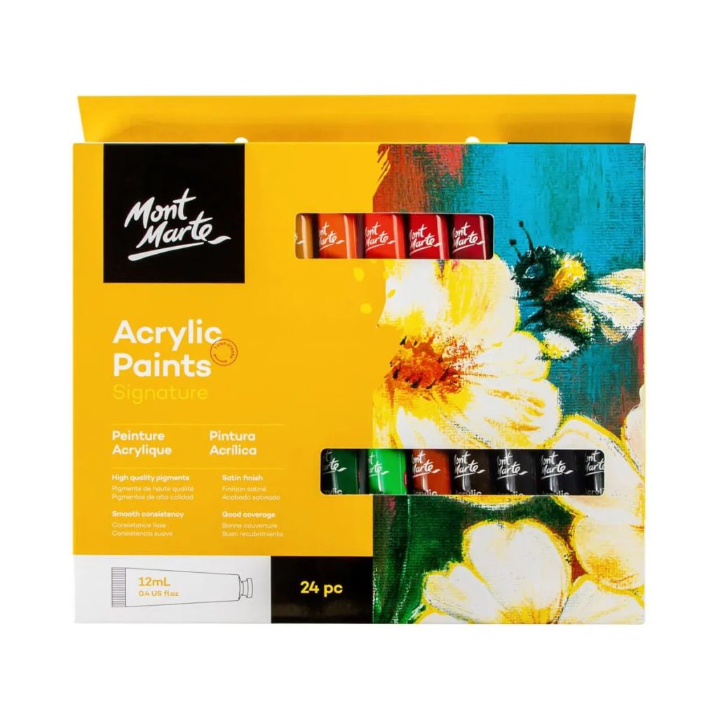 Mont Marte Acrylic Colour Tube Set