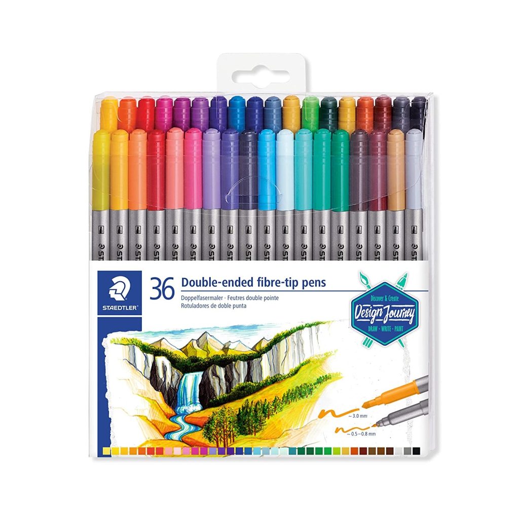 Staedtler Double Ended Fiber Tip Pen