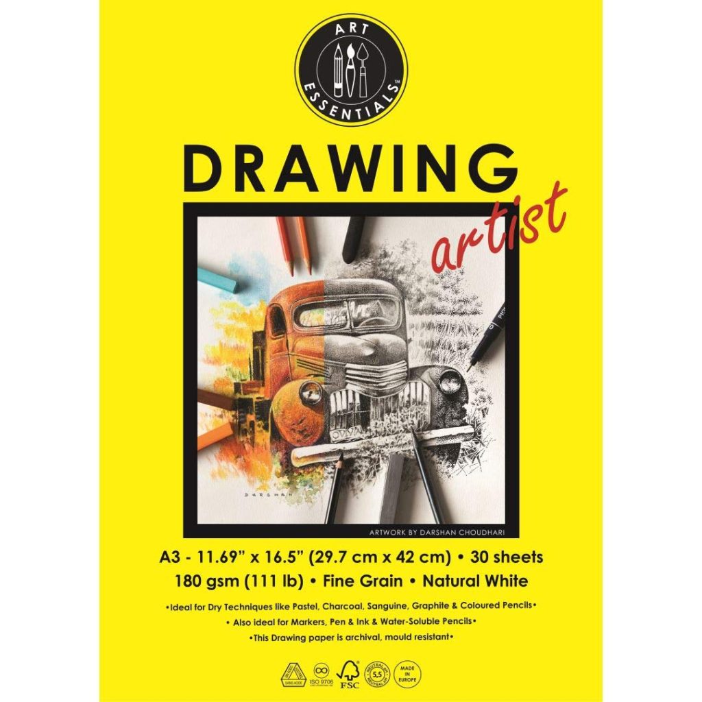 Art Essentials Artist Drawing Paper & Pads