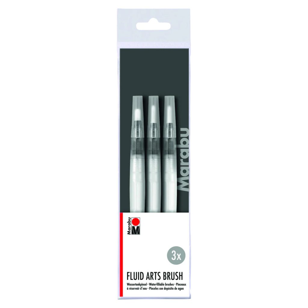 Marabu Water Brush Pen Fluid Arts