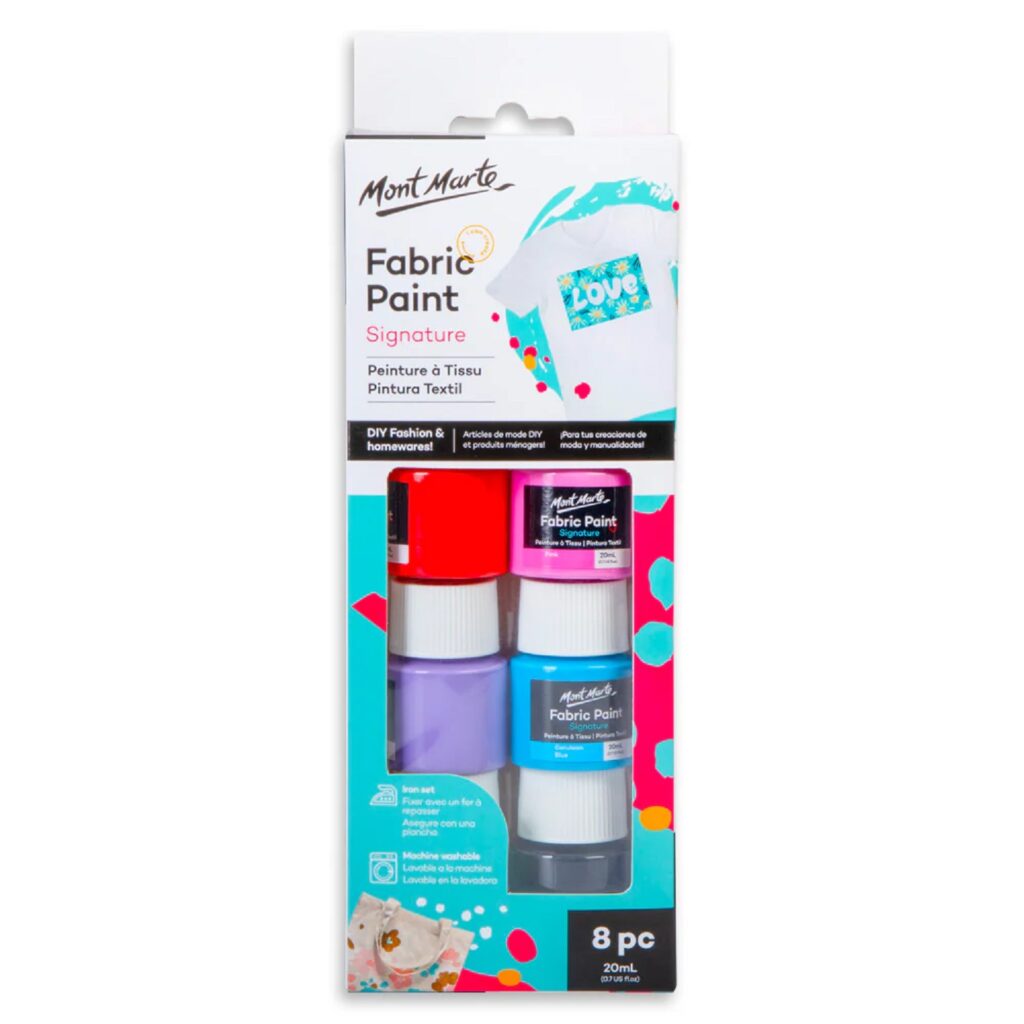 Mont Marte Fabric Colour Paint Set