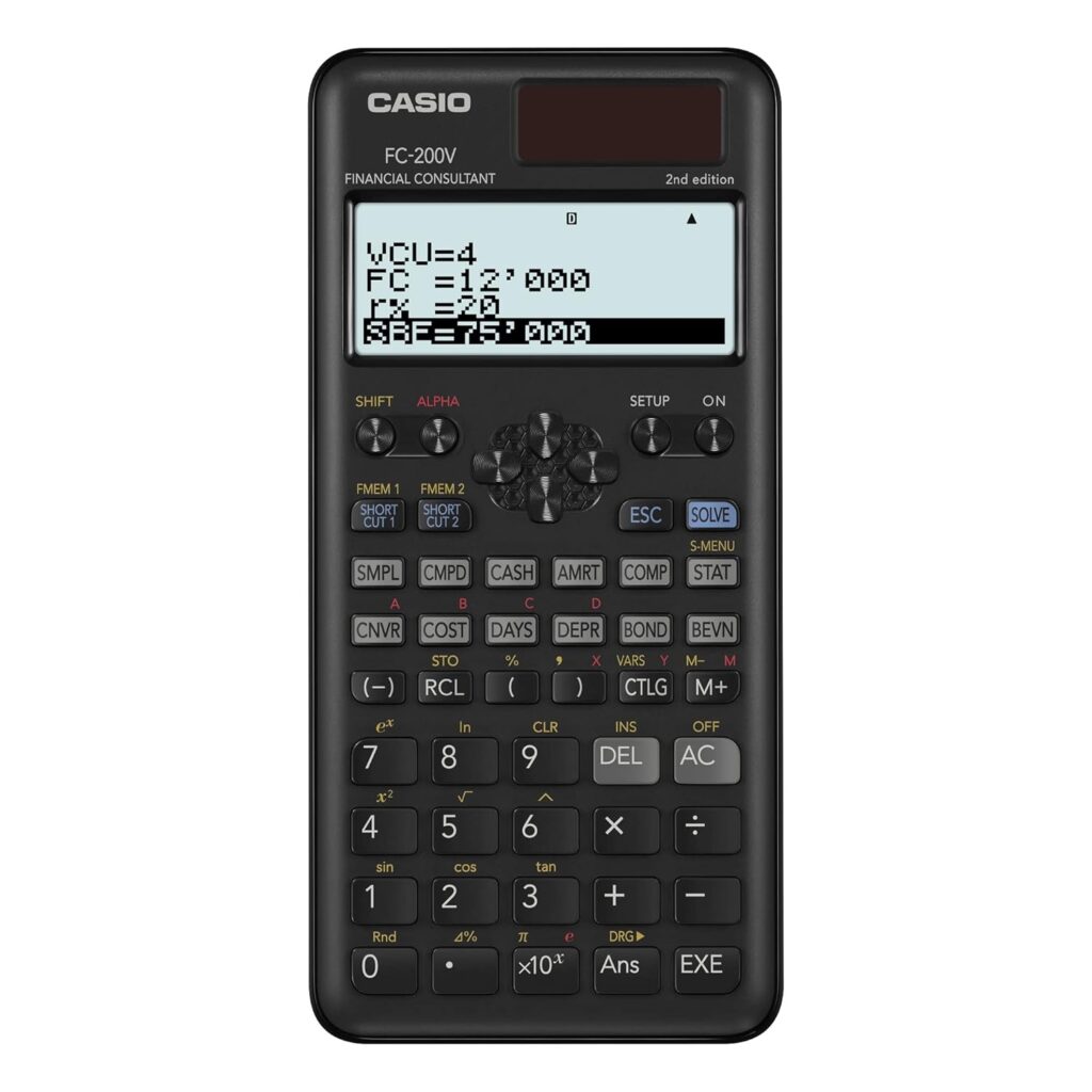 Casio Calculator Financial Consultant